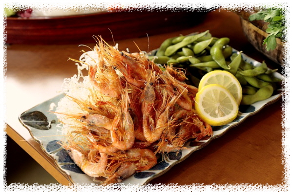 완두콩-새우-안주