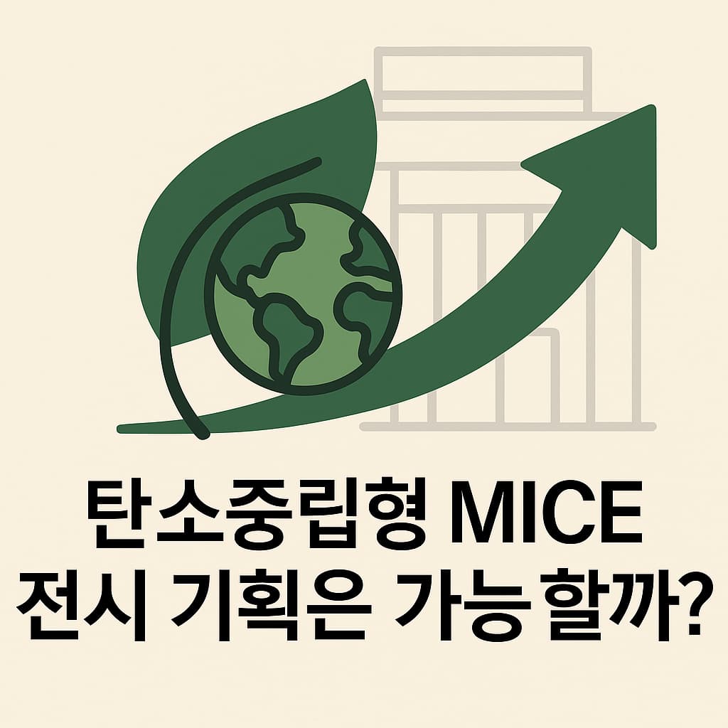 탄소중립형 MICE 전시 기획은 가능할까?