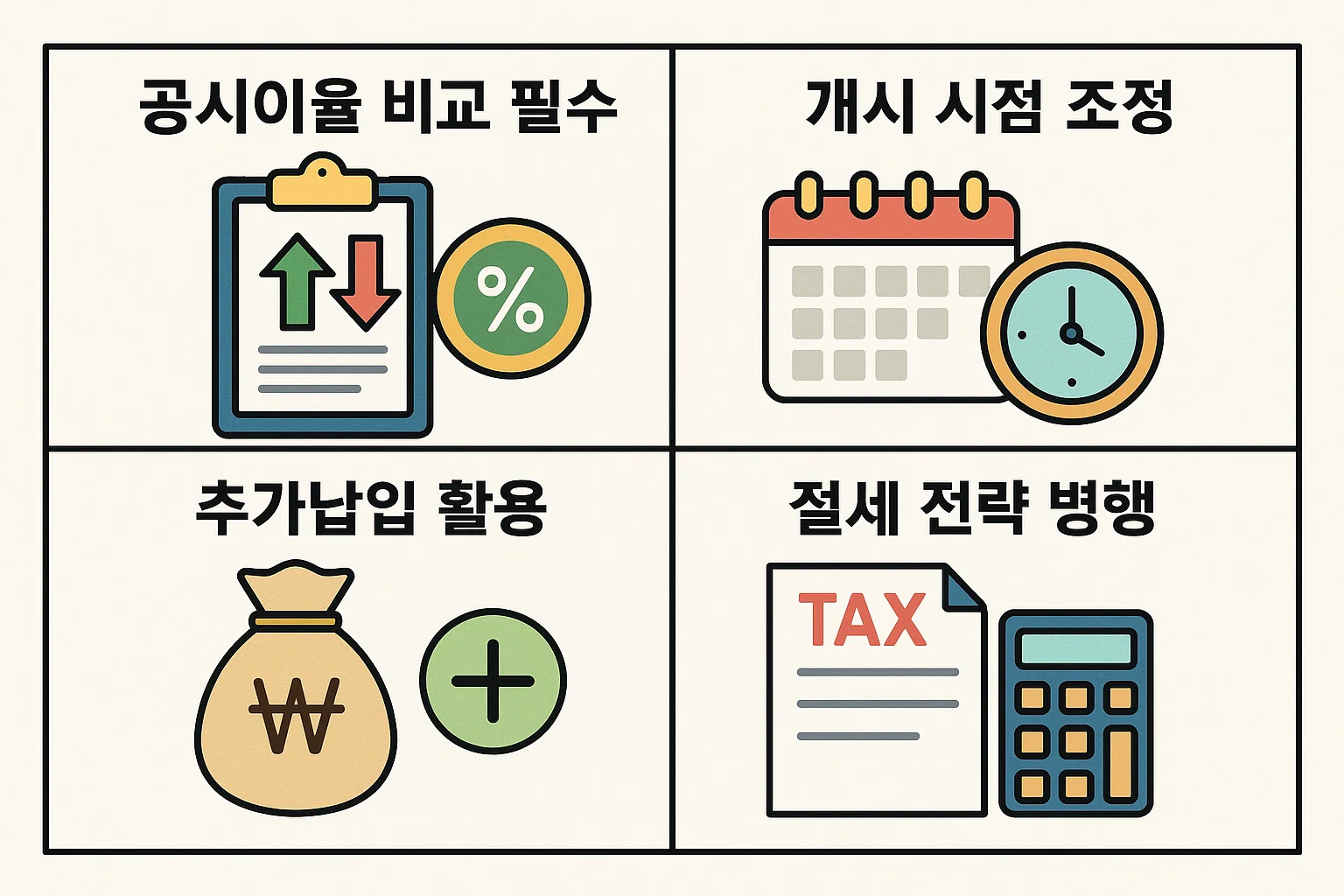 공시이율 비교, 개시 시점 조정, 추가납입 활용, 절세 전략 병행 등 연금저축보험 수령액을 높이는 2025년 핵심 전략을 정리한 인포그래픽