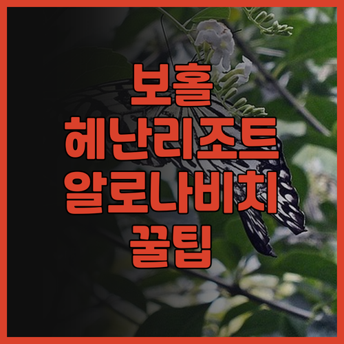 헤난 리조트 알로나 비치 보홀 여행 ..