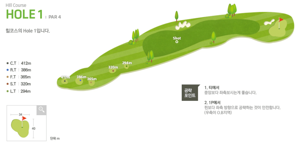 썬힐 골프클럽 힐코스 1