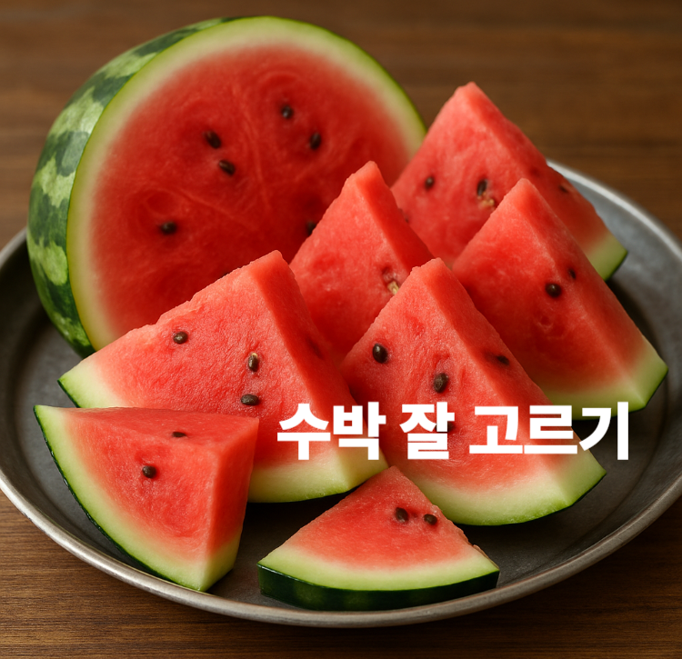 시원한 수박 영양 좋은 수박 고르는 방법 보관