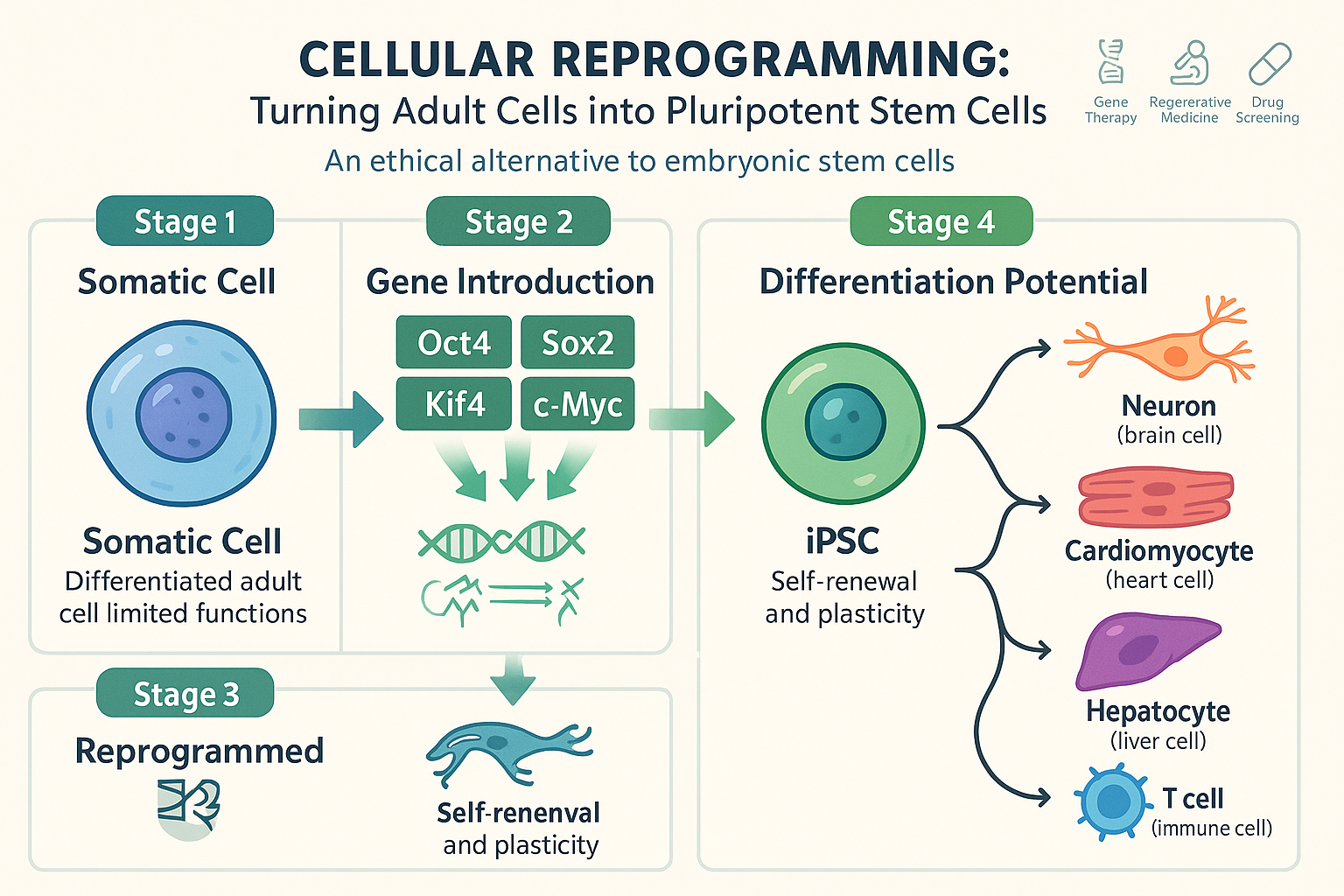 성체 세포를 초기화하는 '리프로그래밍' 기술