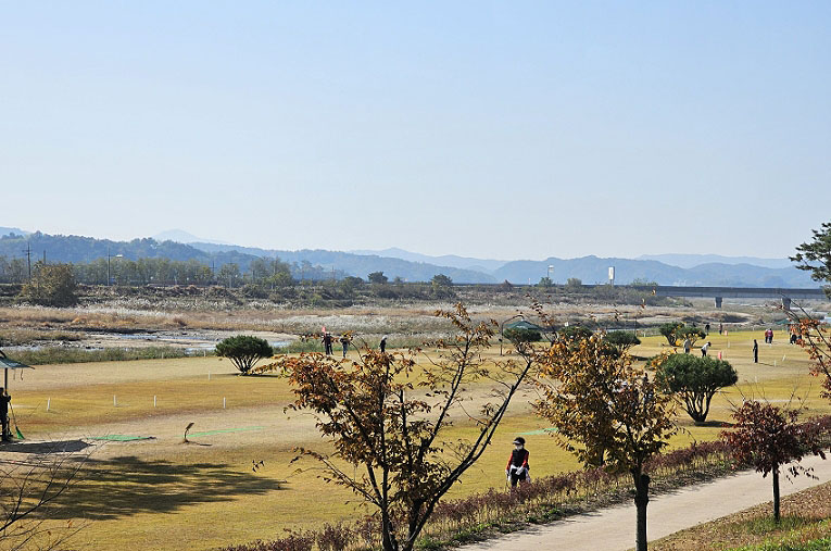 경상북도 예천군 한천파크골프장 소개