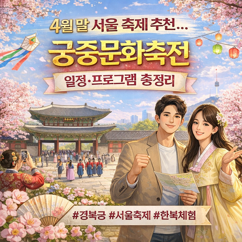 4월 말 서울 축제 추천&hellip;궁중문화축전 일정&middot;프로그램 총정리