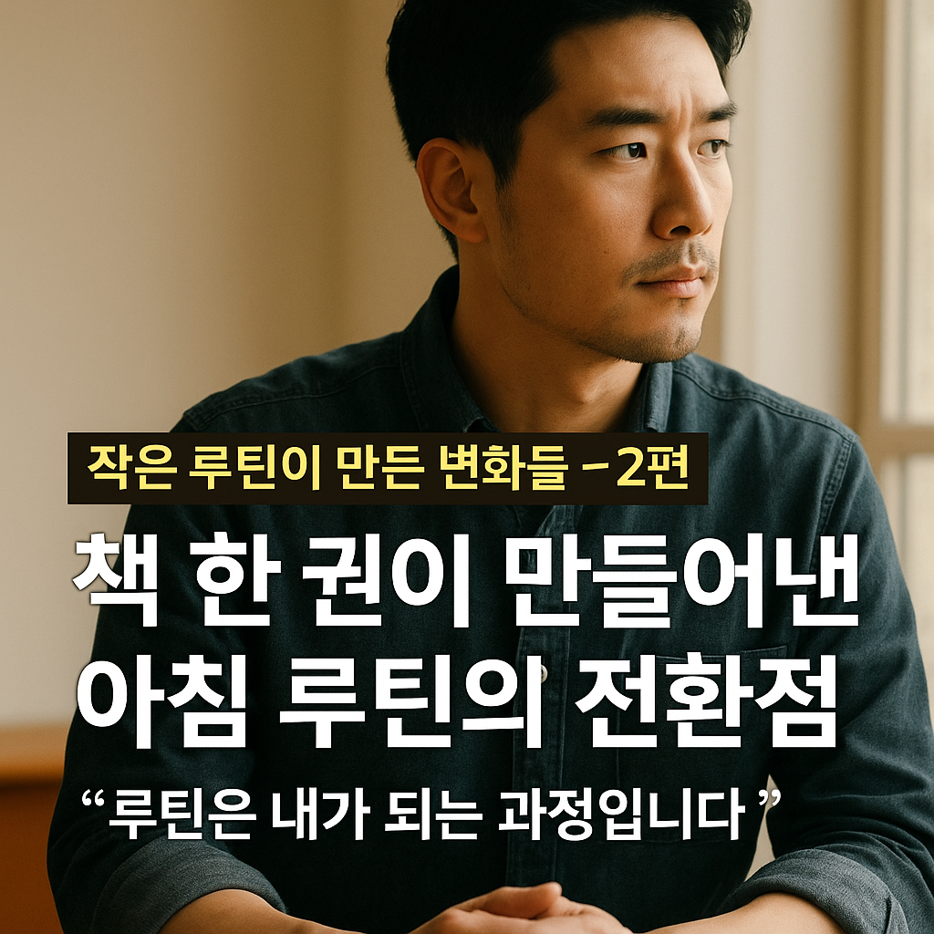 책에서 영감을 받아 시작된 아침 루틴 – 루틴이 정체성을 바꾸는 이야기