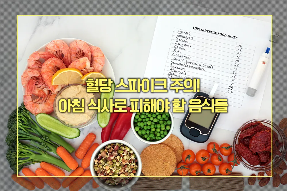 당뇨, 고지혈증 환자가 피해야 할 아침 식사
