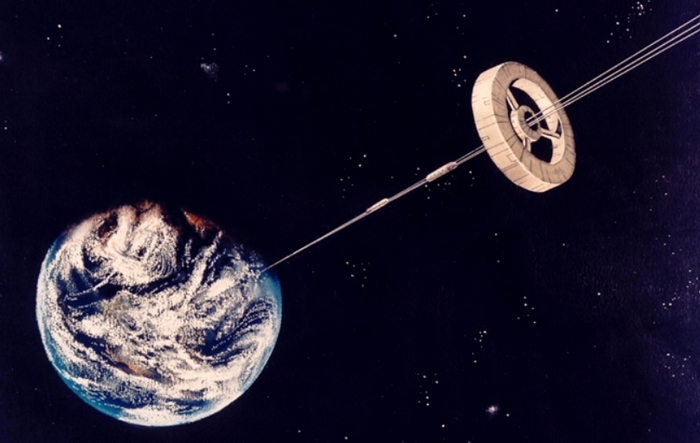 우주-엘리베이터-우주정거장