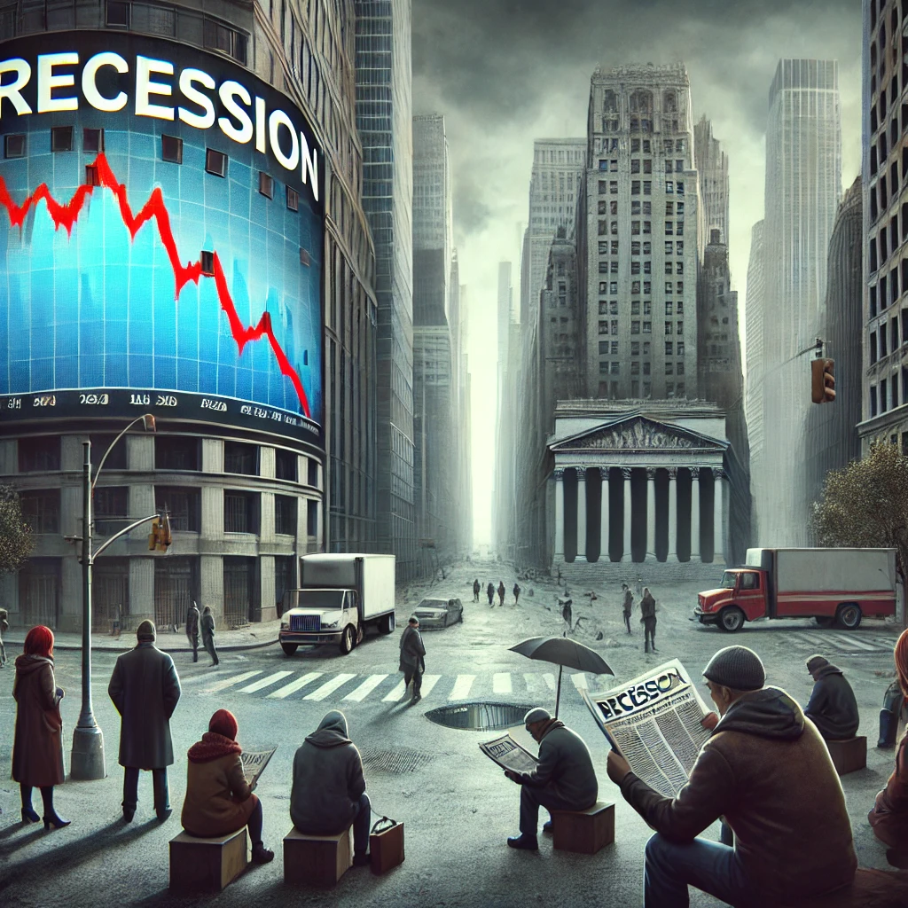 경기침체이미지