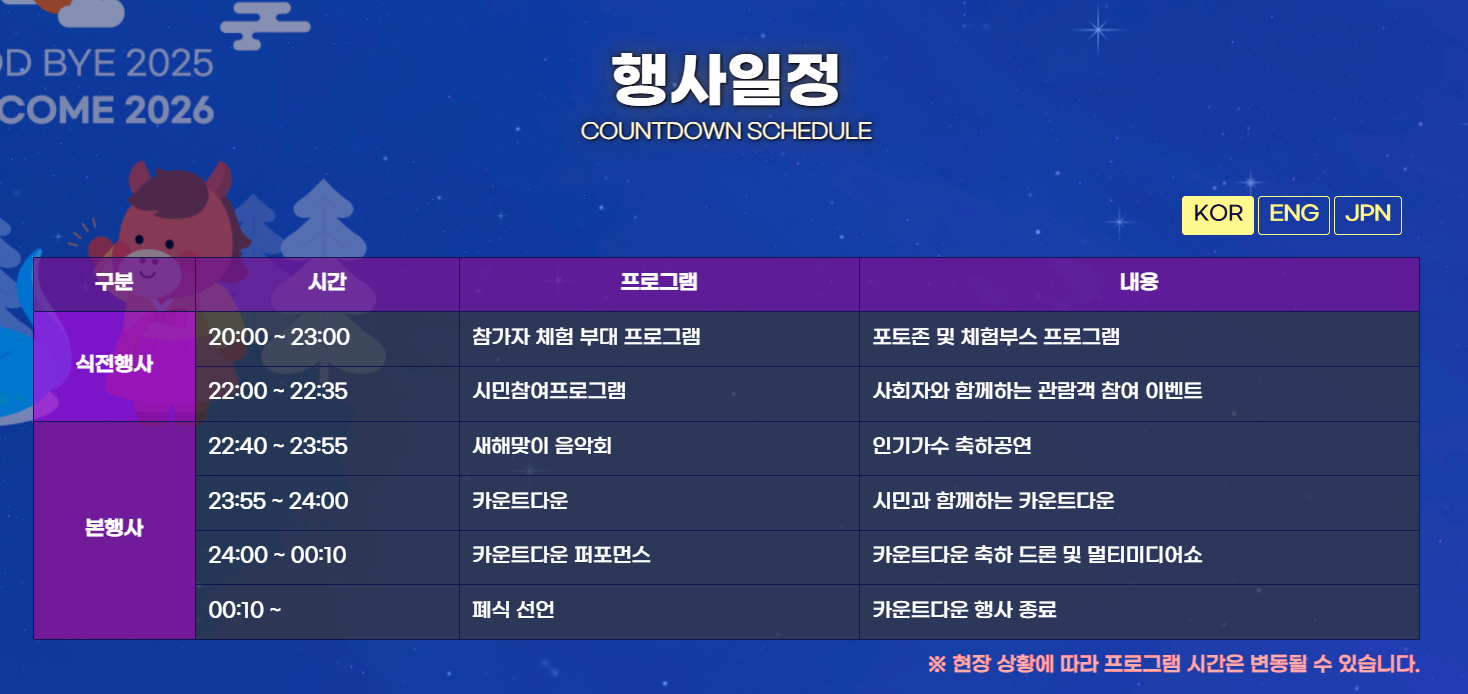 카운트다운 부산