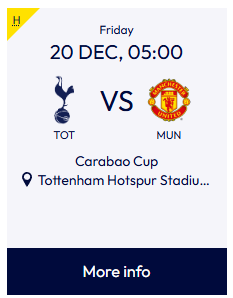 토트넘 경기 일정 2024-2025