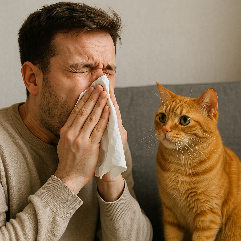 고양이 알러지 관련 사진