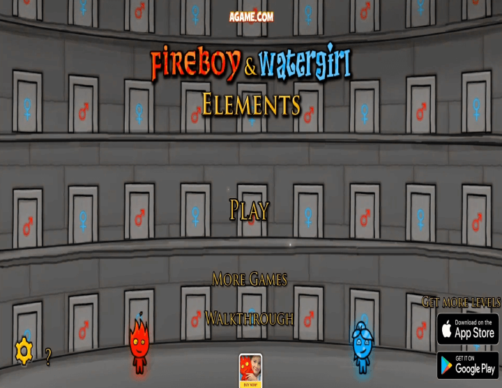 불물게임-2인용-게임하기-5-엘레먼트-메인-화면