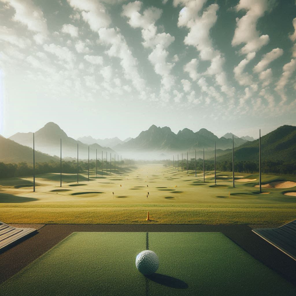 실외골프연습장 배경