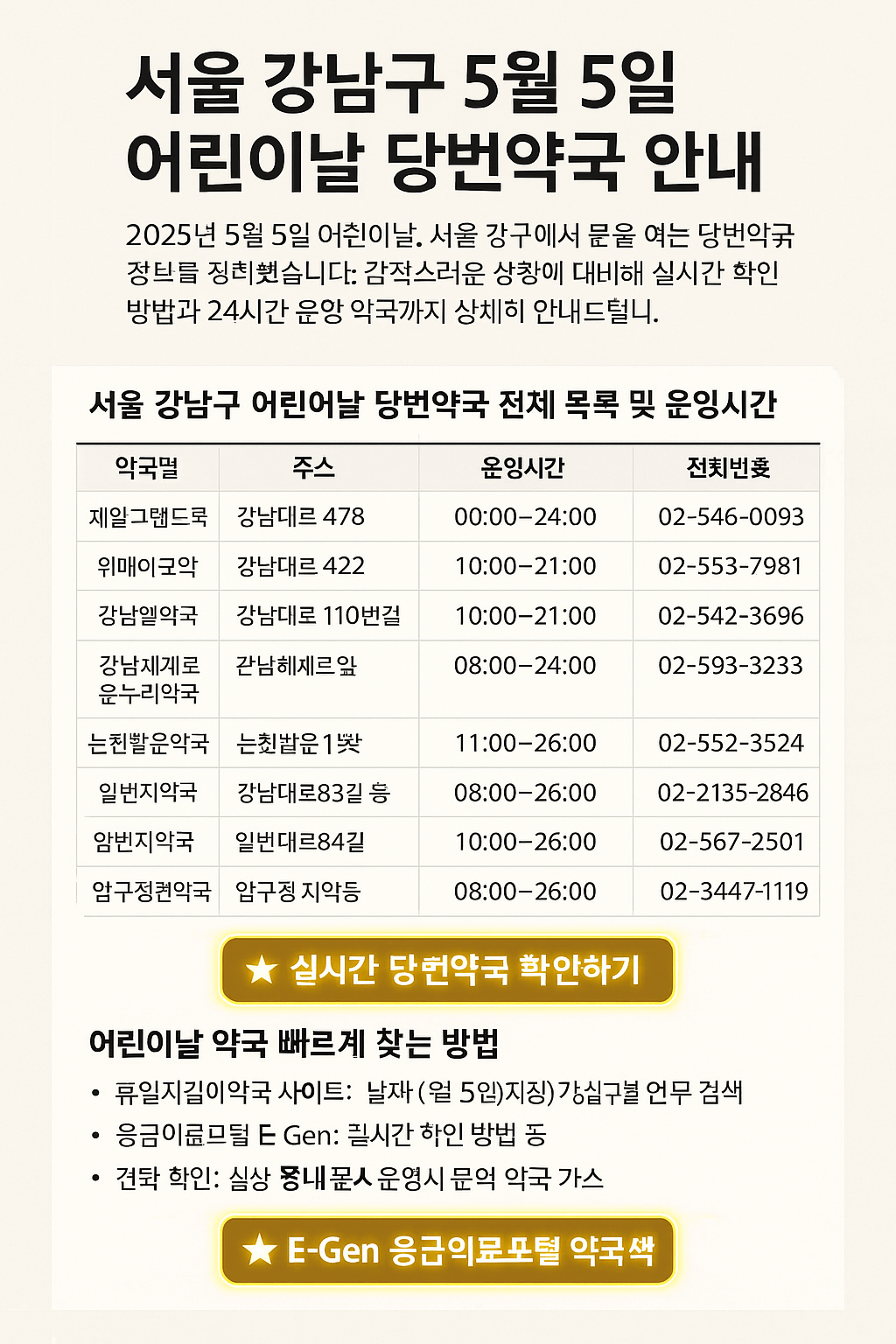 서울-강남구-5월-5일-어린이날-당번약국-안내-썸네일