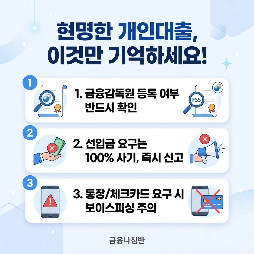 개인대출 신청 시 반드시 주의할 점