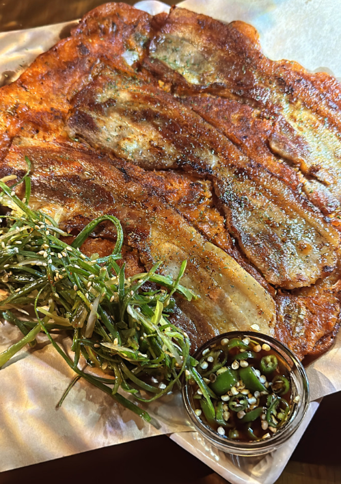 생활의달인 삼겹살 김치전 달인