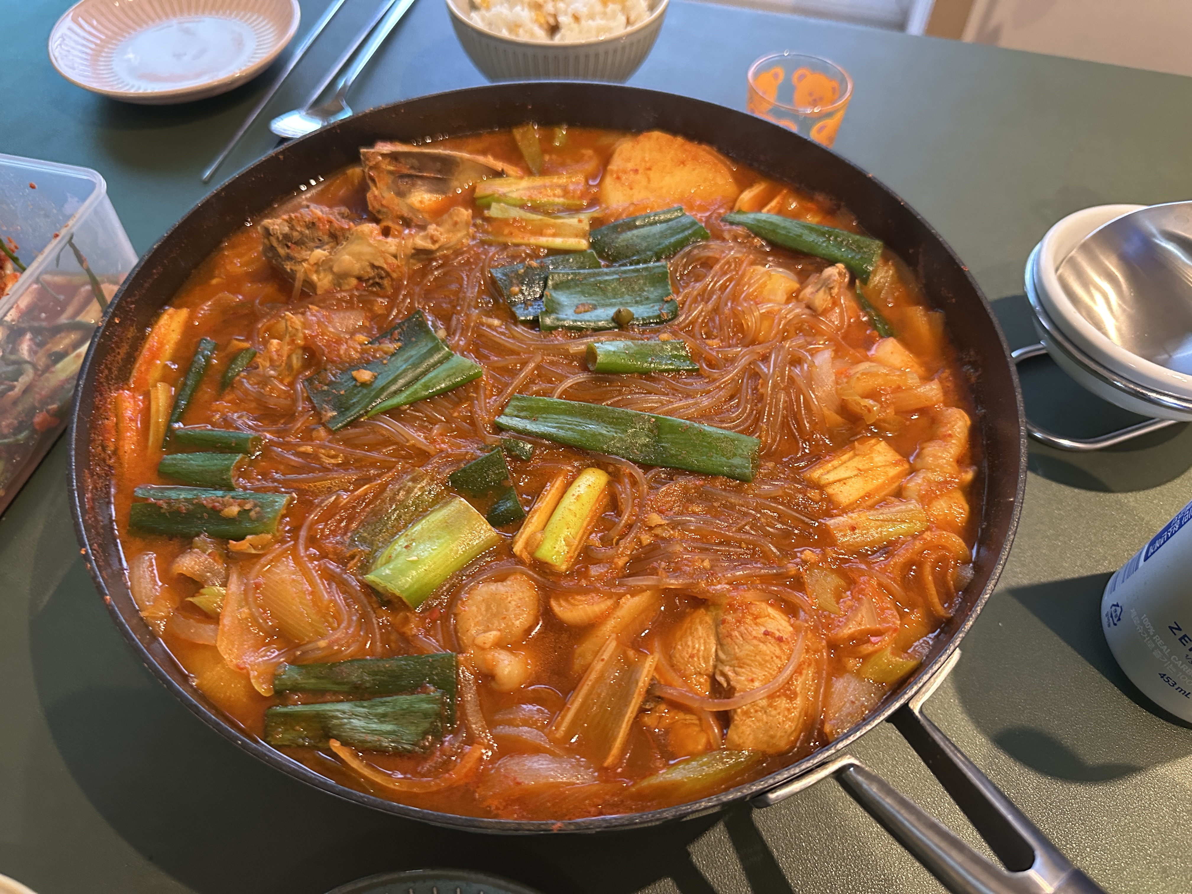 닭볶음탕식사완성