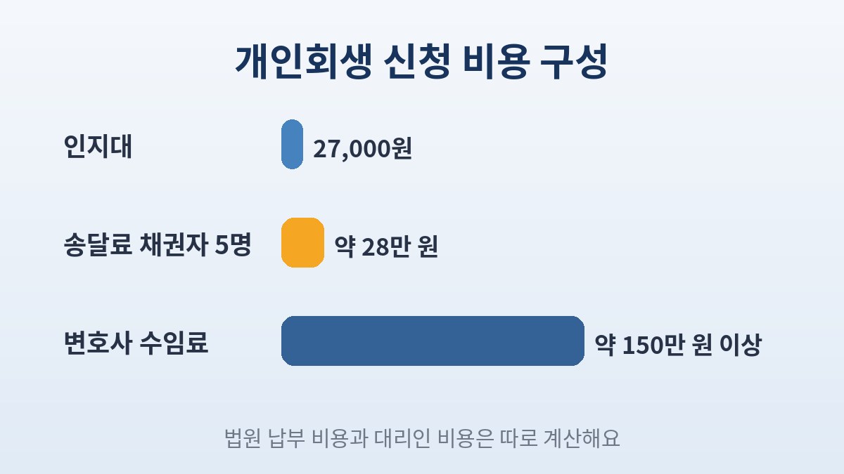 개인회생 신청 비용