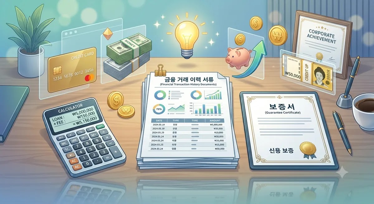 KCB NICE 신용점수 산정 비중 및 기준 비교