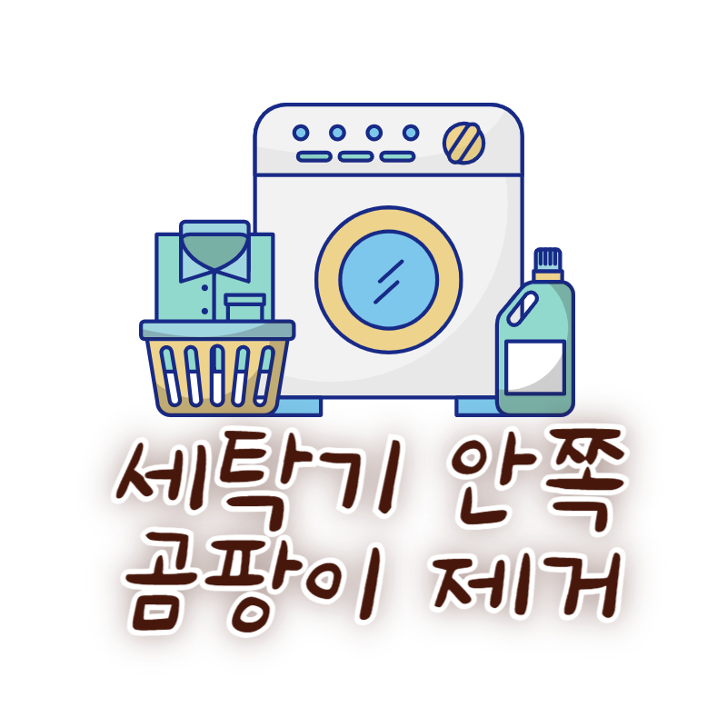 세탁기 안쪽 곰팡이 제거
