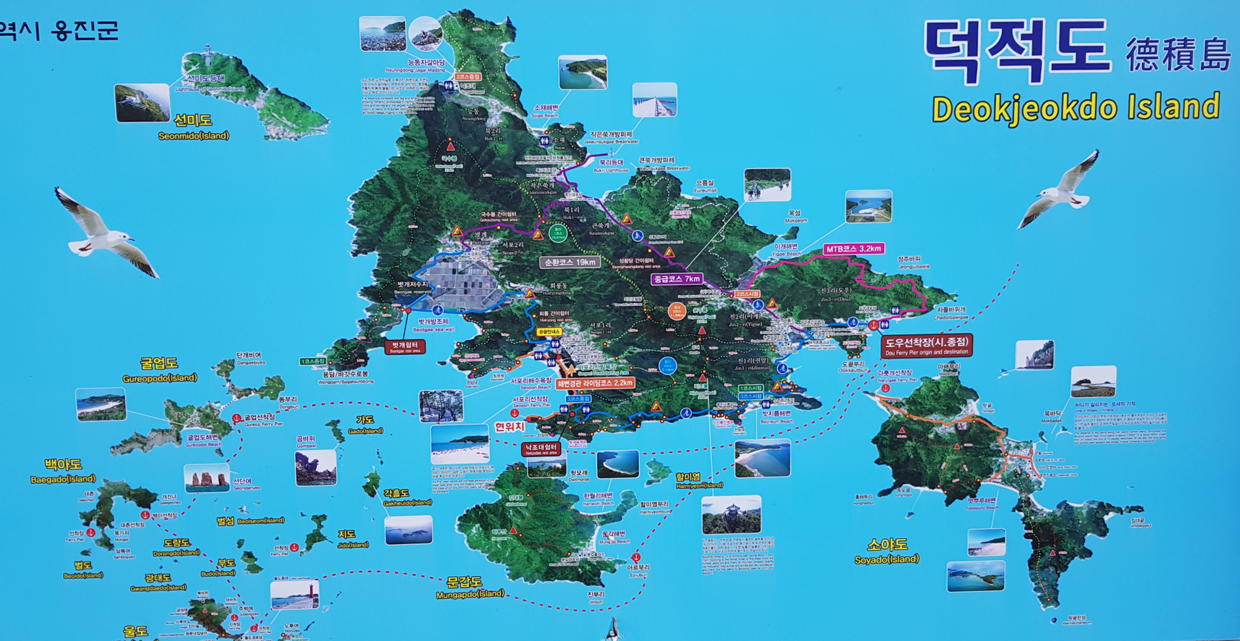 덕적도 안내도