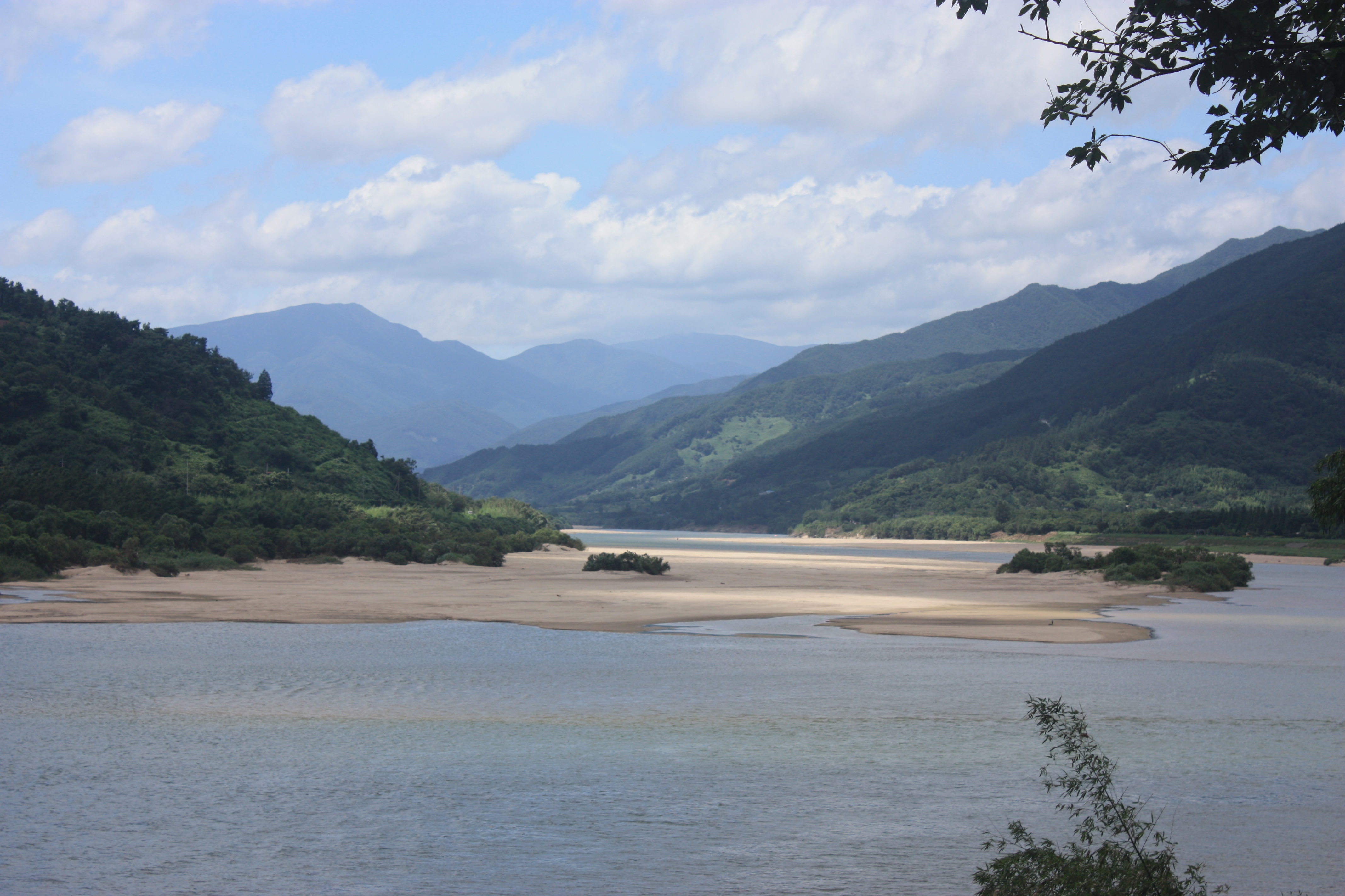 섬진강 전경 풍경 (AI)
