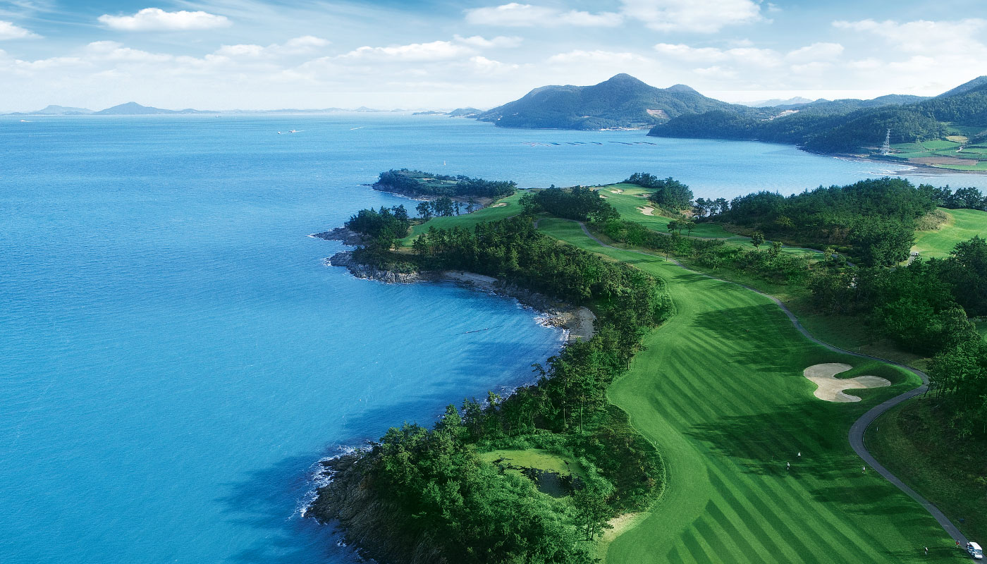 바다가 어우러진 해남 '파인비치cc 골프장' 소개