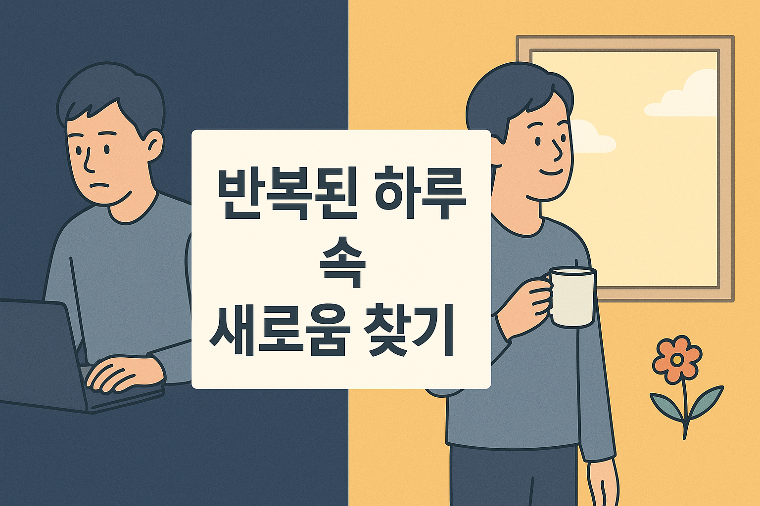 반복된 하루 속 새로움 찾기