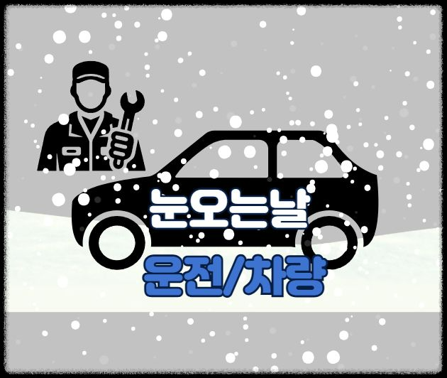 눈 올 때 스노우체인, 어디에 감아야 할까?