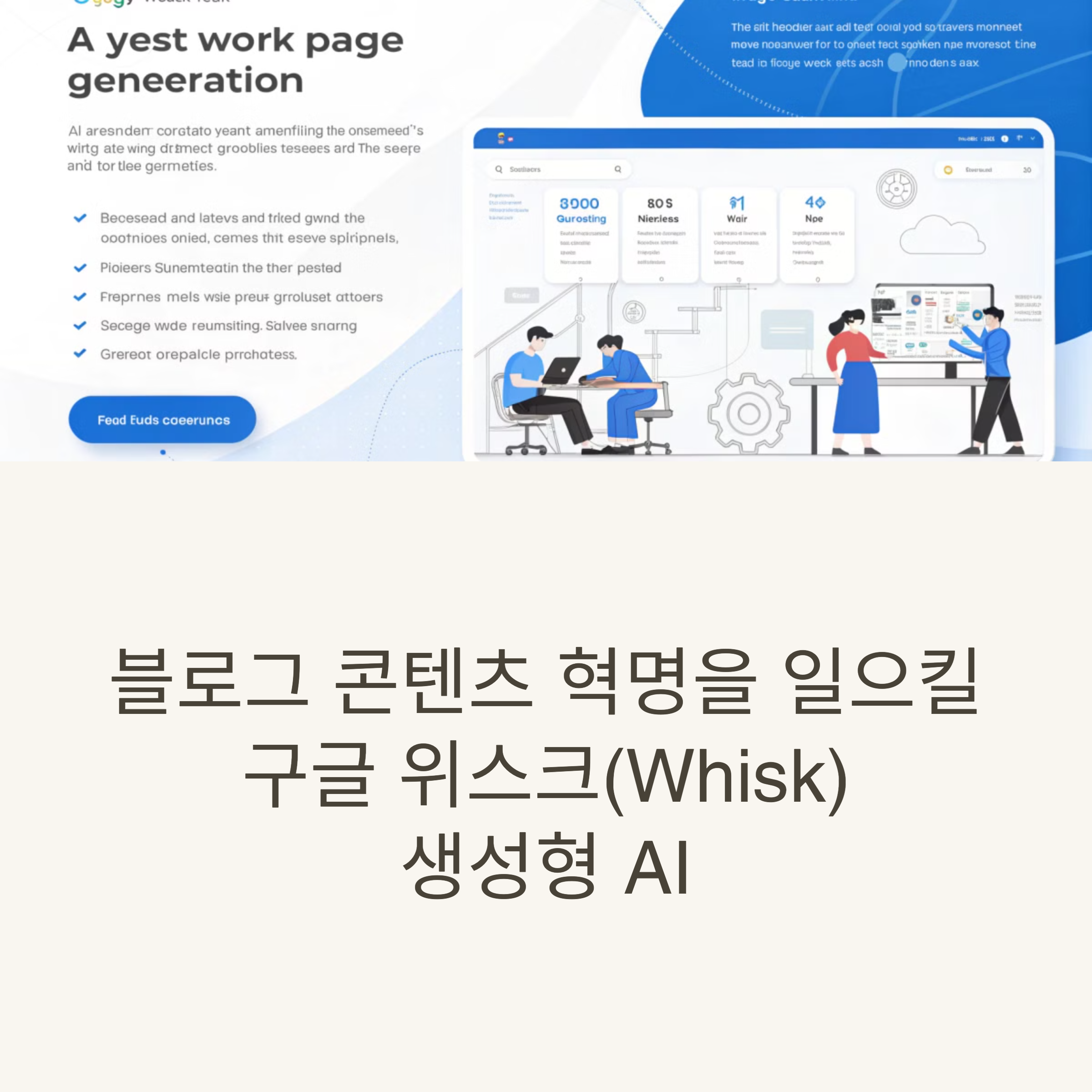 구글 '위스크' 생성형 AI 툴, 블로그 콘텐츠에 어떤 영향 줄까(+구글 Whisk 활용 사례, Whisk AI 장단점) 썸네일 이미지