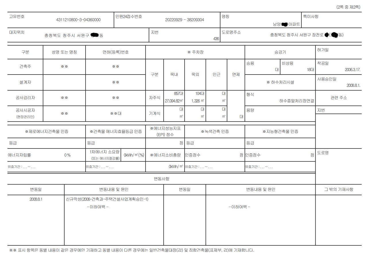 내 집 장만 필수서류 건축물대장 확인하는 방법