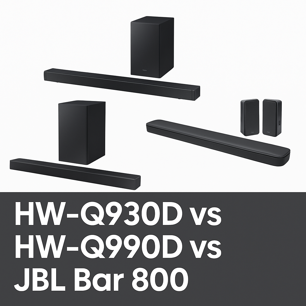 Q930D vs Q990D vs JBL BAR 800