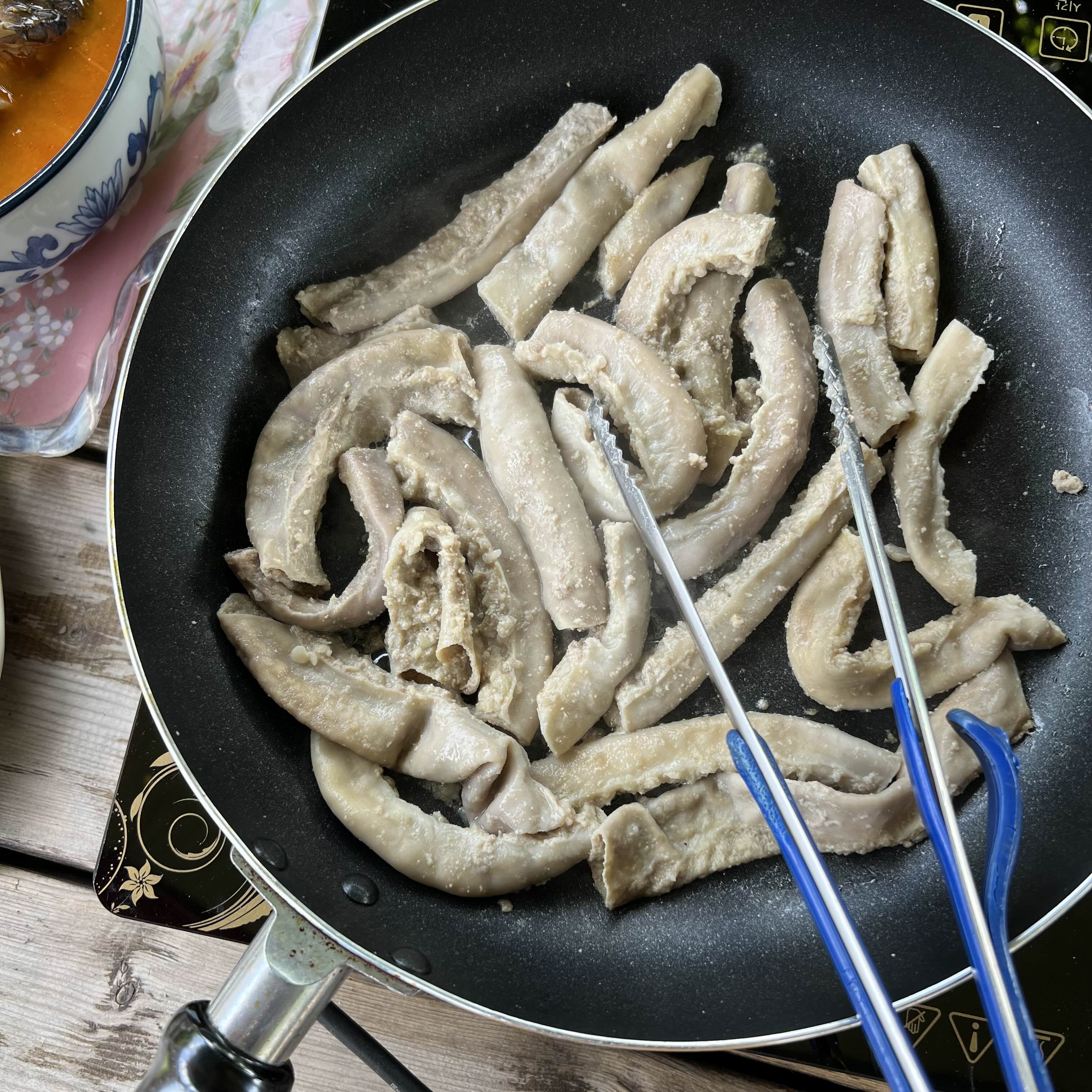 사사의 소곱창 후라이팬에 넉넉한 용량