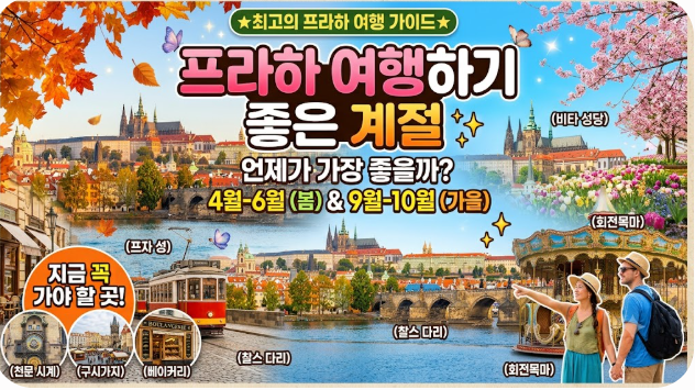 프라하 여행하기 좋은 계절