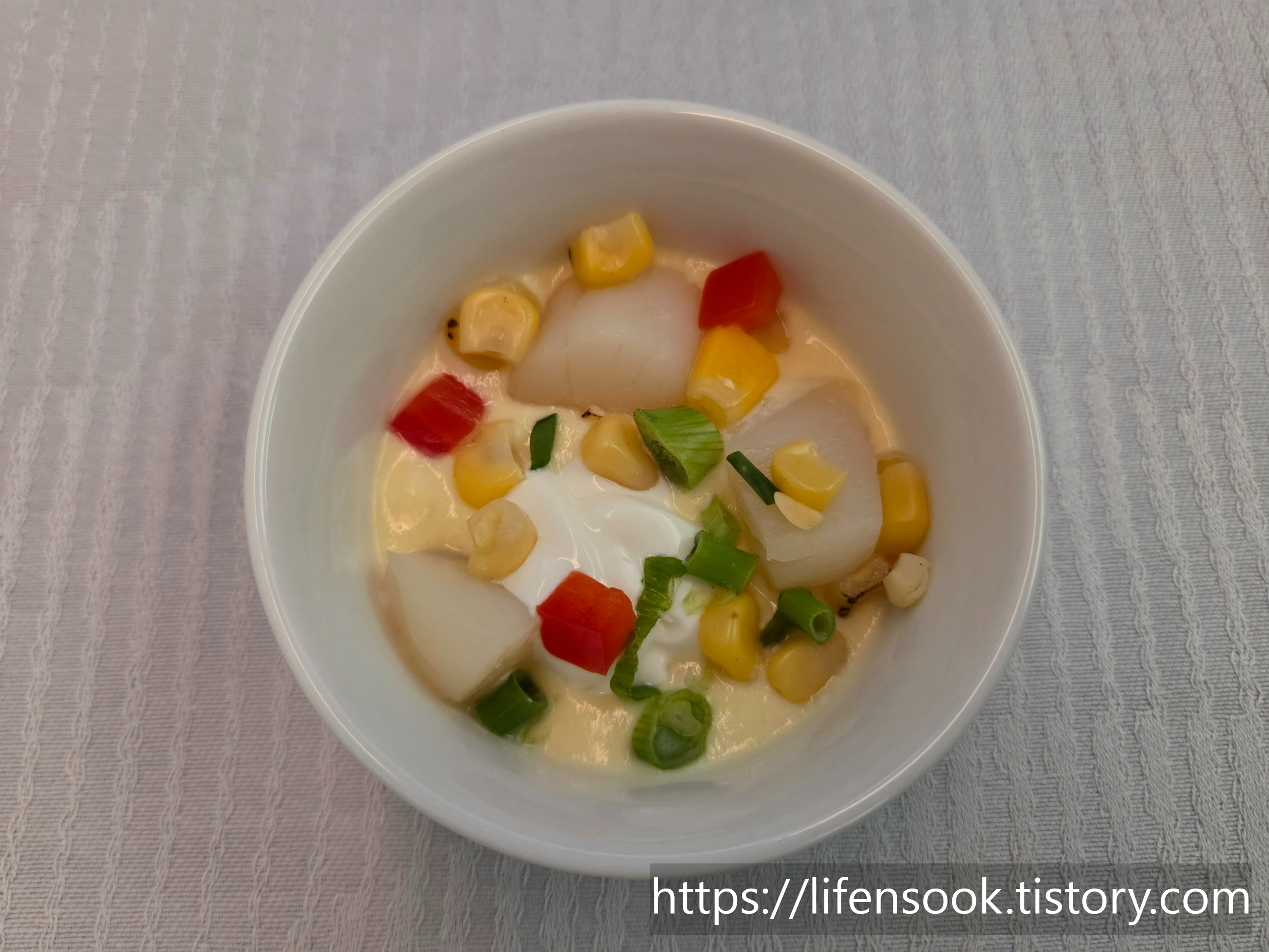 대한항공 B787-10 프레스티지석 첫 번째 식사 1