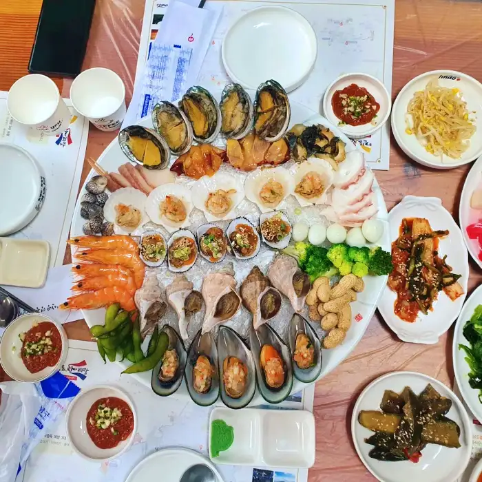 식객 허영만 백반기행 진도 자연산 모듬회 간재미 매운탕 간재미탕 맛집