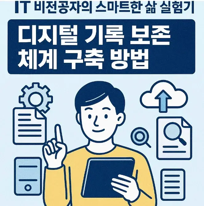 50대 IT 비전공자의 스마트한 삶 실험기 디지털 기록 보존 체계 구축 방법