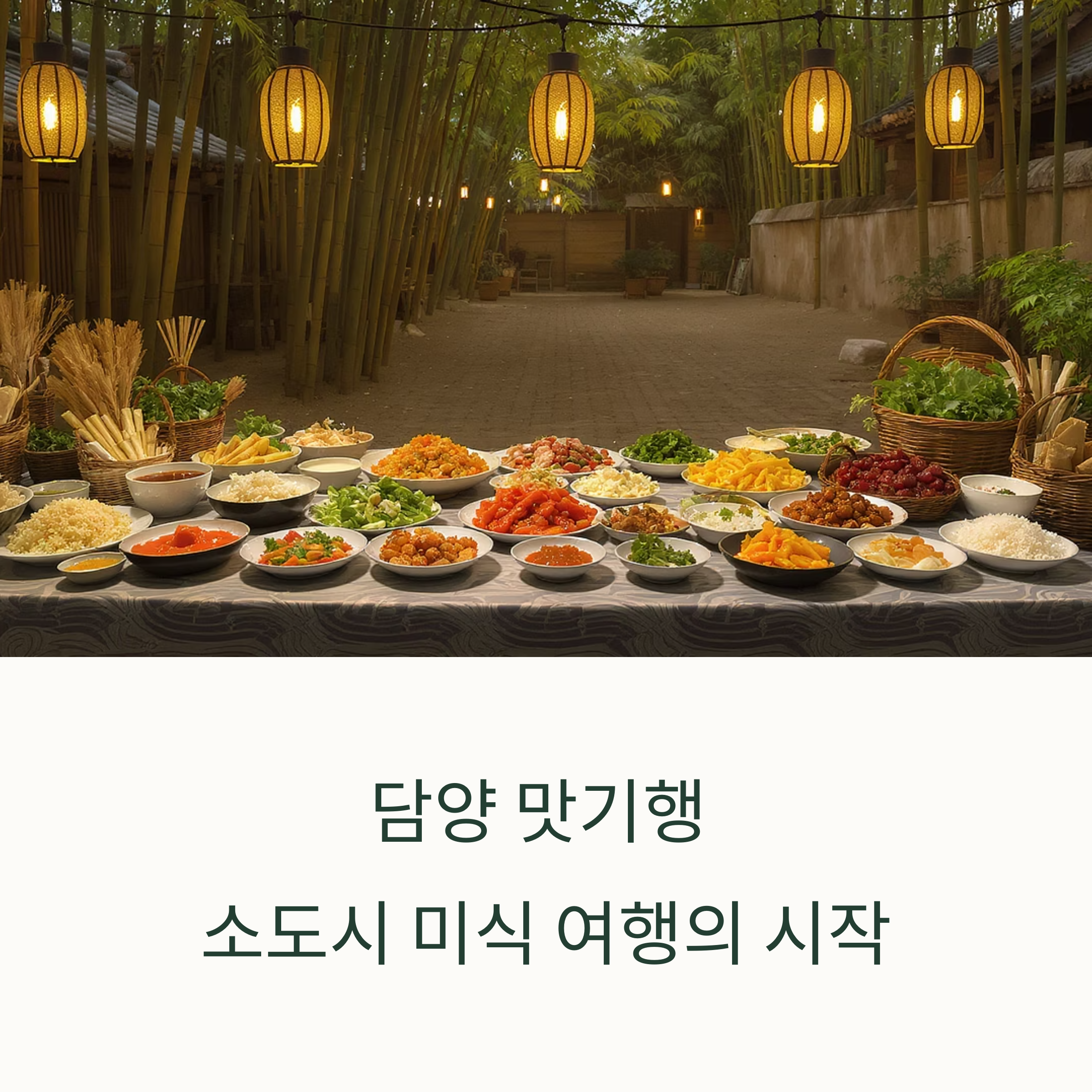 담양 맛기행, 한적한 소도시