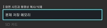 본체 저장 메모리
