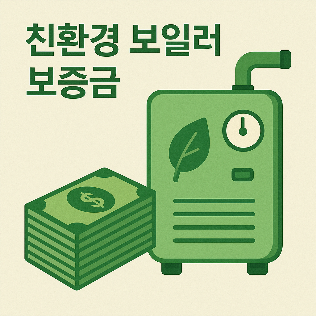 친환경 보일러 보증금 사진