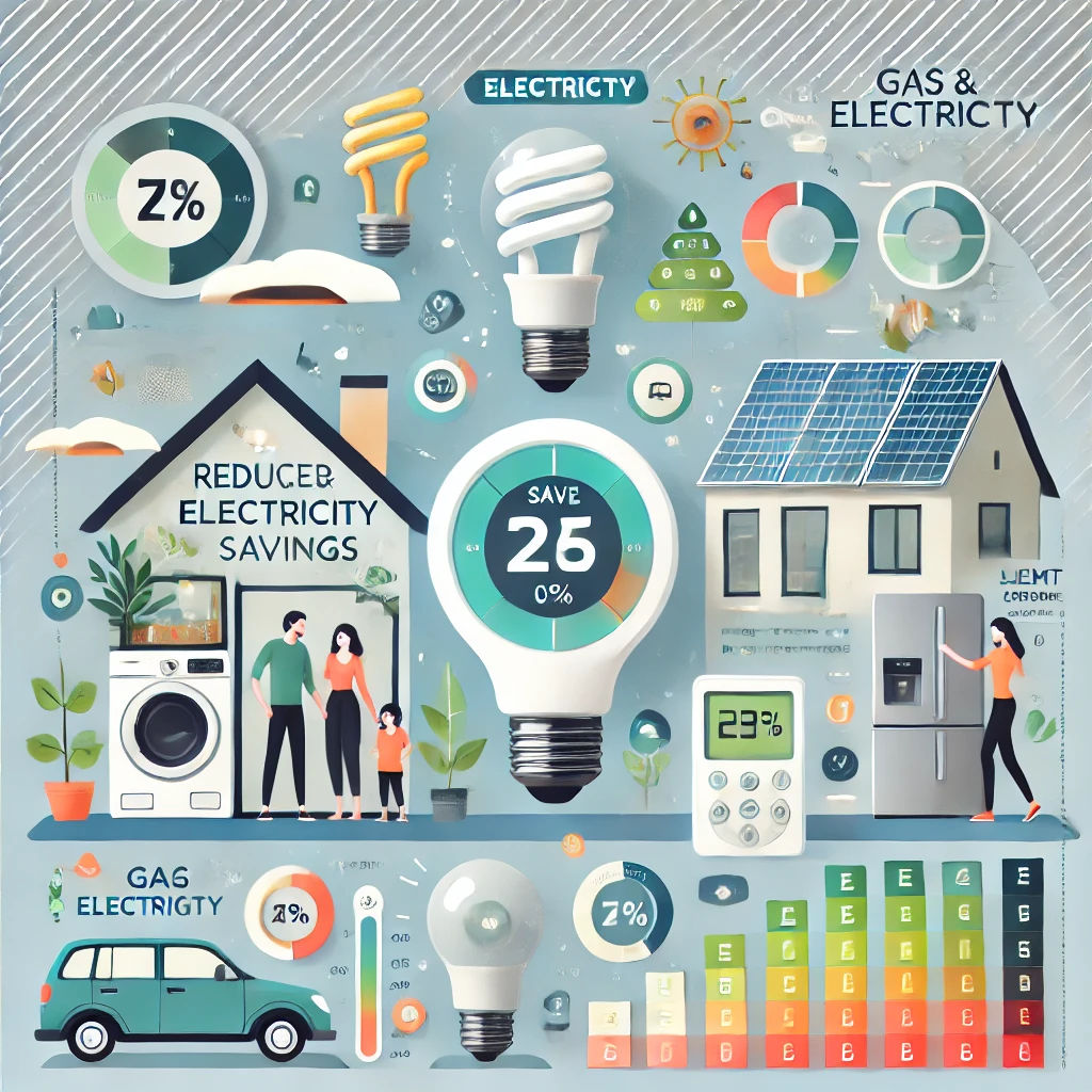 가스비와 전기비를 절감하는 이미지