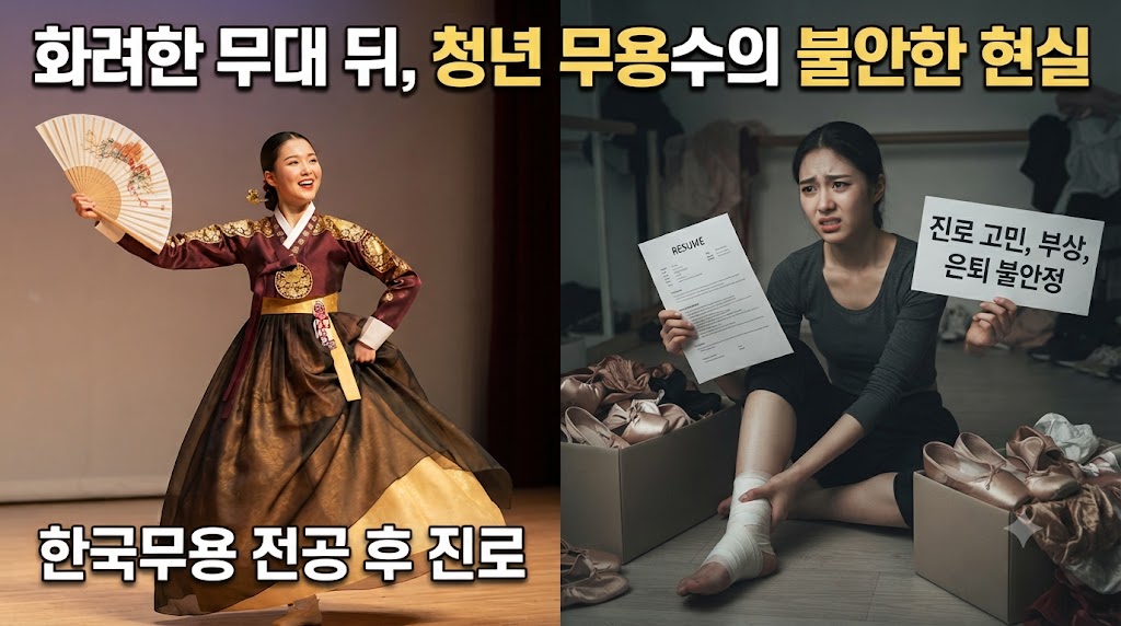 한국무용 전공 후 진로, 부상과 은퇴 불안정에처한 청년들의 현실