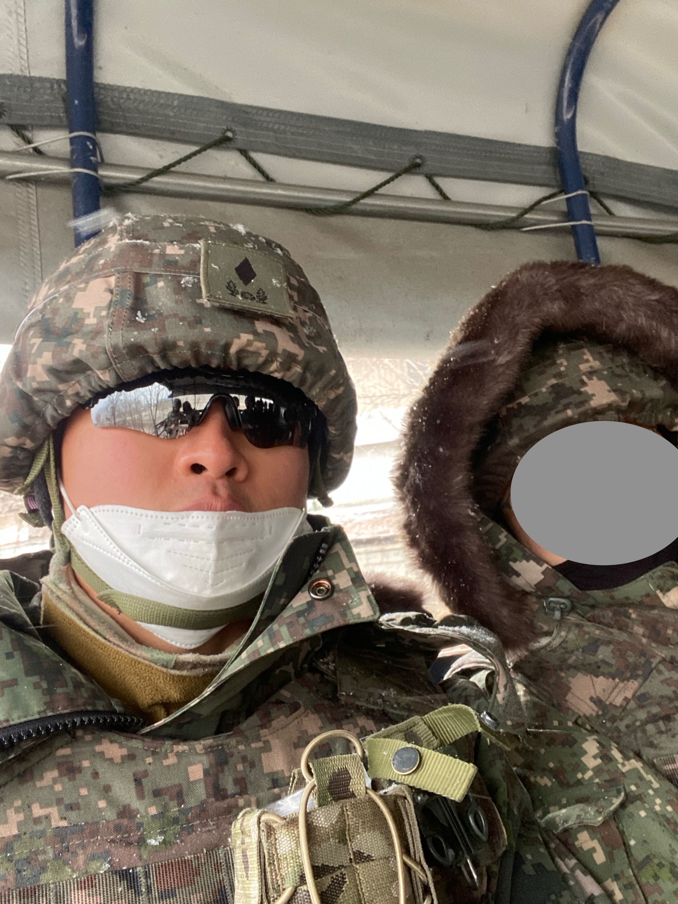 겨울, 5톤 트럭, 소위