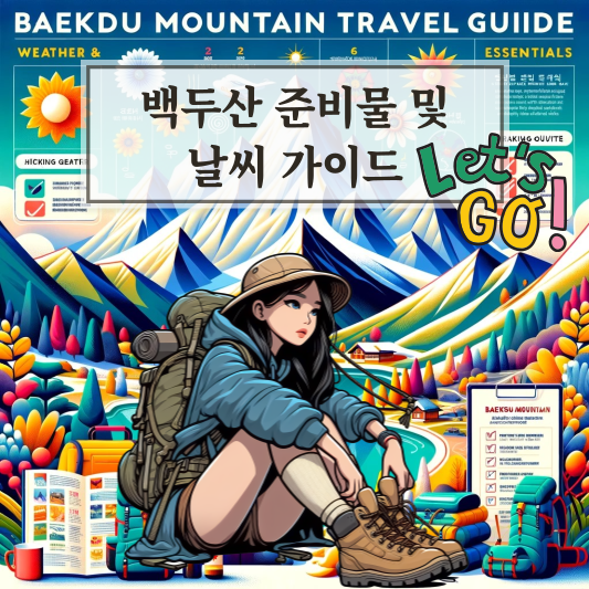 백두산여행준비물