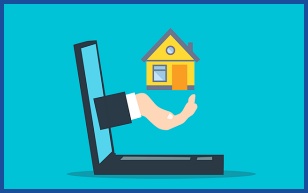 손 위 주택 모형