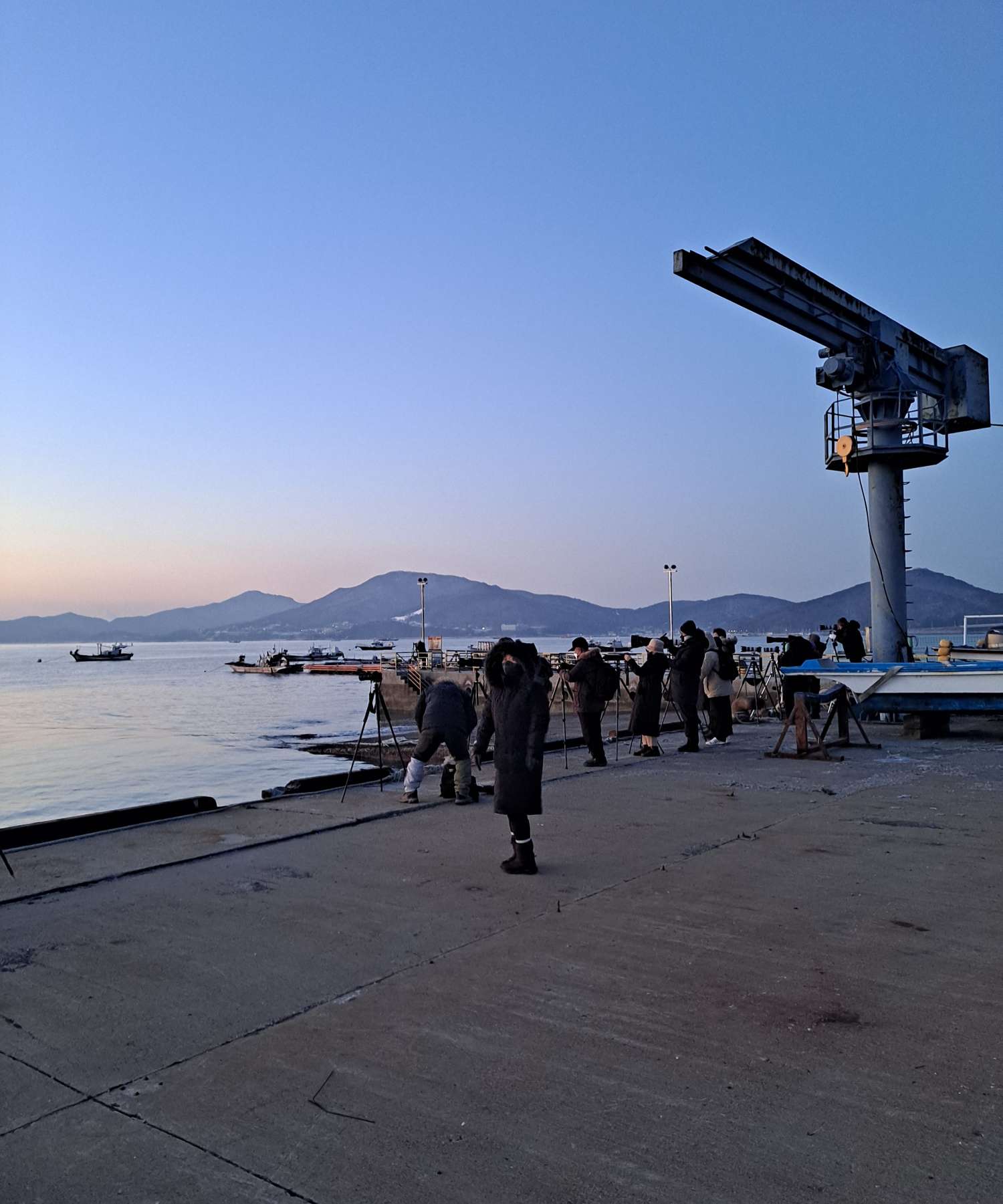 사진사들이 모이다