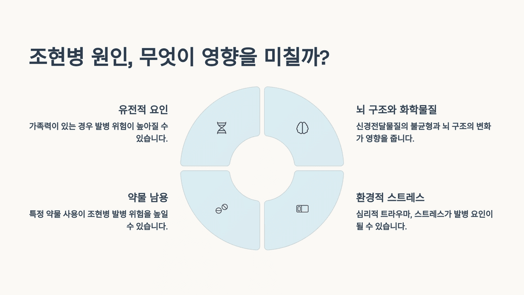 조현병 원인, 무엇이 영향을 미칠까?