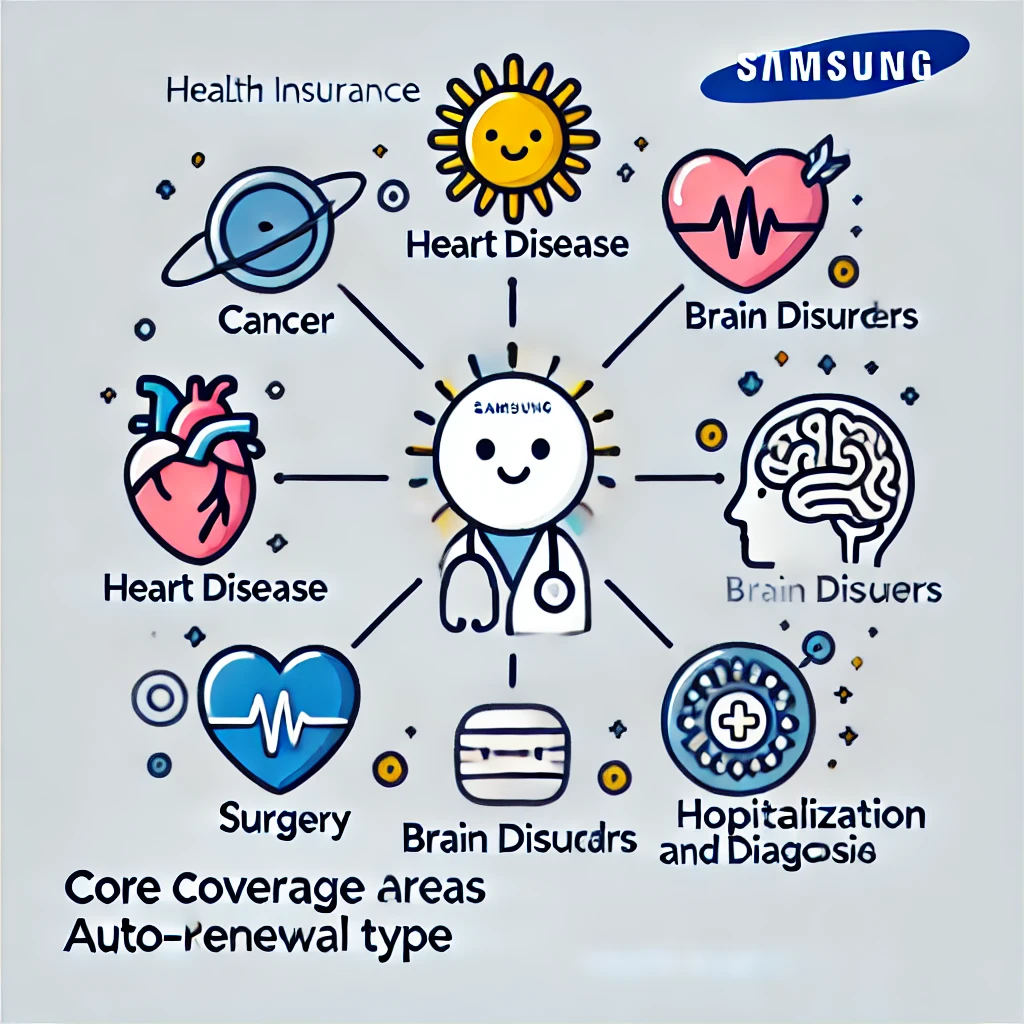 삼성 건강보험의 주요 보장 항목