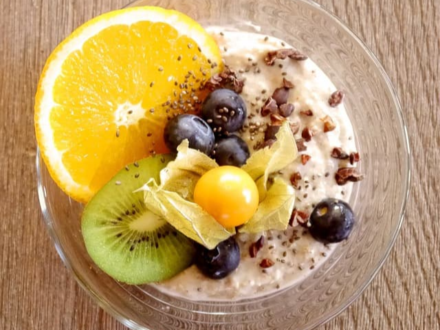 시리얼에 넣은 치아씨드